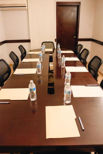 Der Geschäftsbereich oder Konferenzraum in der Unterkunft Hotel Mesón de la Chinantla