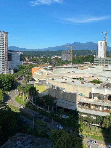 an aerial view of a city with buildings at Abreeza chills place 1815 in Davao City