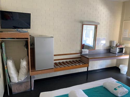 Kuchyň nebo kuchyňský kout v ubytování Arkana Motel
