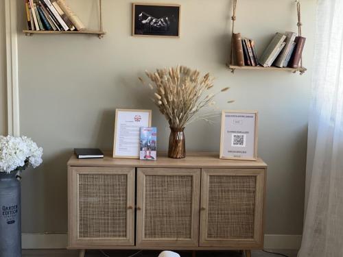 Biblioteca en el apartamento
