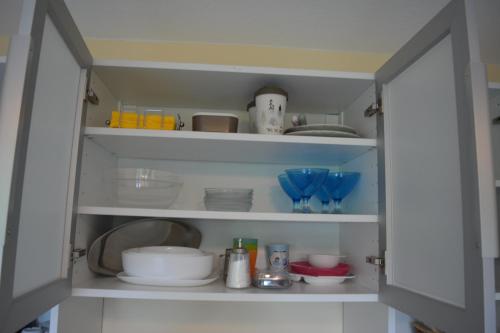Dapur atau dapur kecil di Ferienwohnung "Zum Paladin"