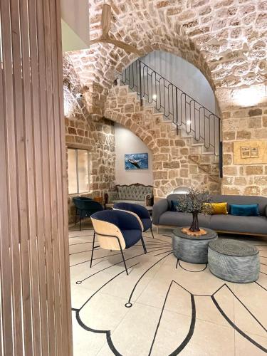 Χώρος καθιστικού στο Beit Elfarasha