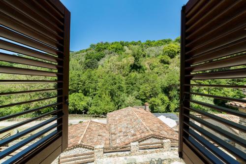 a view from the window of a house at Calabrialcubo Agriturismo in Nocera Terinese
