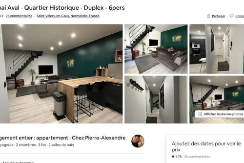 Η κουζίνα ή μικρή κουζίνα στο Quartier historique Duplex 6pers