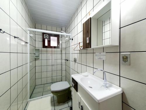 Vonios kambarys apgyvendinimo įstaigoje Pousada Estrela Mares