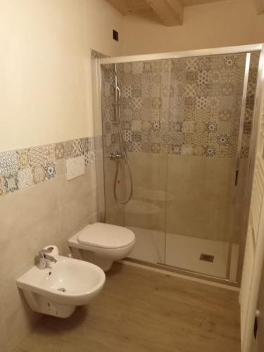 Koupelna v ubytování Casa DiBiLeo