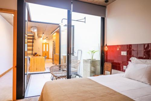 Ένα ή περισσότερα κρεβάτια σε δωμάτιο στο Casa Da Avó Clementina Nº 30