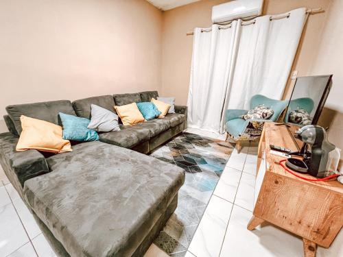 Posezení v ubytování Amplio loft en zona residencial de Asunción