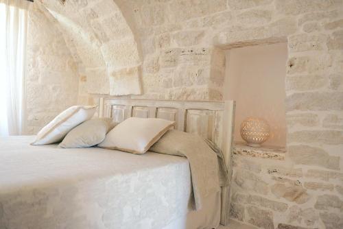 Postel nebo postele na pokoji v ubytování Masseria Signora