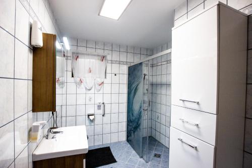 Koupelna v ubytování Ferienwohnung in Feldkirchen Dagmar und Christian!