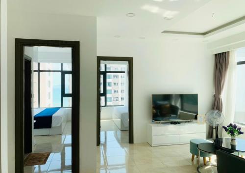 TV i/ili zabavni centar u objektu Ocean Dream Apartment Nha Trang