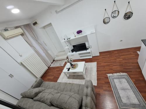 Khu vực ghế ngồi tại Central Peaceful Nest Belgrade