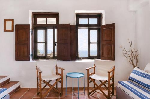 Χώρος καθιστικού στο Villa Unica