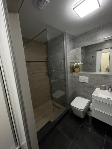 Koupelna v ubytování Studio Prosek