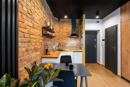 Dapur atau dapur kecil di Loft Radzionków