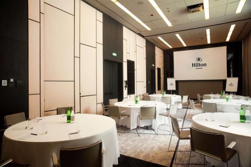 Posezení v ubytování Hilton Belgrade