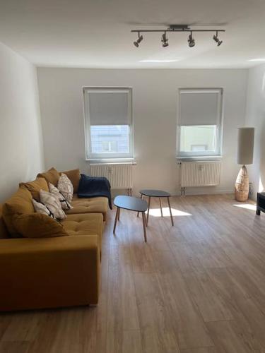 Χώρος καθιστικού στο Stadtwohnung im Luisenviertel