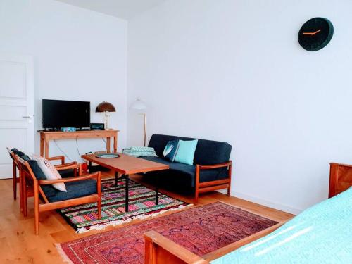 TV/trung tâm giải trí tại Design Apartment Berlin Prenzlauer Berg