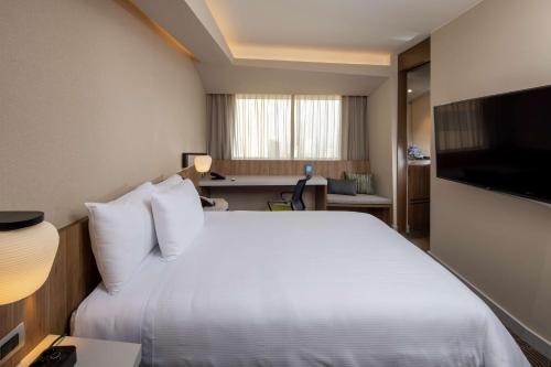 TV a/nebo společenská místnost v ubytování Hilton Garden Inn Lima Miraflores