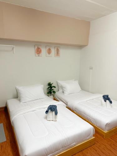 MONTANA Hotel & Hostel Phuketにあるベッド