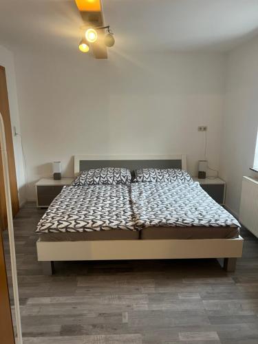 Posteľ alebo postele v izbe v ubytovaní Nice Flat in Gmunden