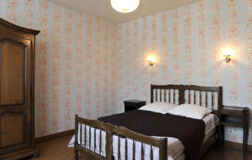Ένα ή περισσότερα κρεβάτια σε δωμάτιο στο Les saules calais