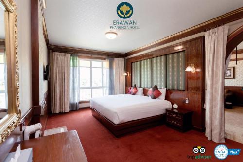 Katil atau katil-katil dalam bilik di Erawan Hotel