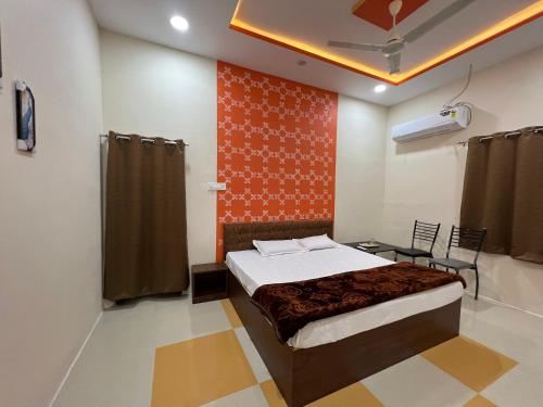 Katil atau katil-katil dalam bilik di Hari Om Homestay