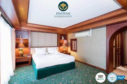 Katil atau katil-katil dalam bilik di Erawan Hotel