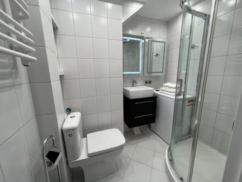 Kúpeľňa v ubytovaní LTC Apartments Wzgórze św Maksymiliana