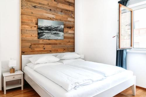 Postel nebo postele na pokoji v ubytování Ferienhaus Florianiweg