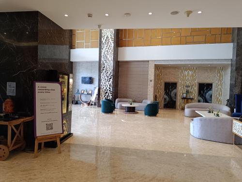 Radisson Udaipurにあるシーティングエリア