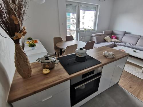 Η κουζίνα ή μικρή κουζίνα στο APARTMAN KRPELJ Banja Luka