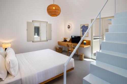 Postel nebo postele na pokoji v ubytování Viva Nove Suites