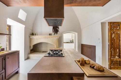 Η κουζίνα ή μικρή κουζίνα στο Masseria Marchese by Perle di Puglia