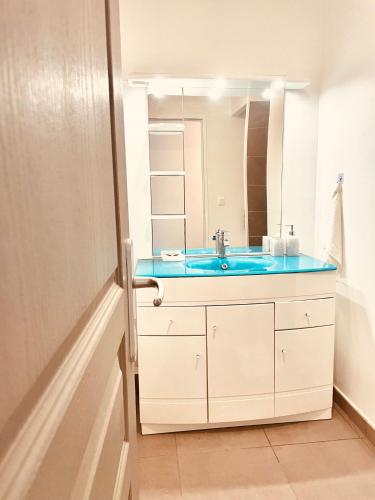 Koupelna v ubytování Magnifique appartement proche de la mer