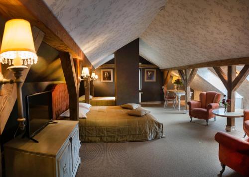 Posteľ alebo postele v izbe v ubytovaní Berberys Park Hotel