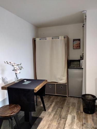 Kuchyň nebo kuchyňský kout v ubytování Studio à Bellegarde