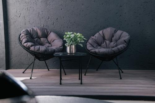 Area soggiorno di The Lofts Luxury Suites