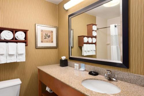 Ένα μπάνιο στο Hampton Inn Wichita-East