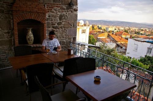 Balkón nebo terasa v ubytování Hera Hotel