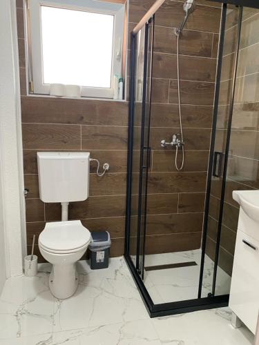 Ванная комната в Apartman MAK