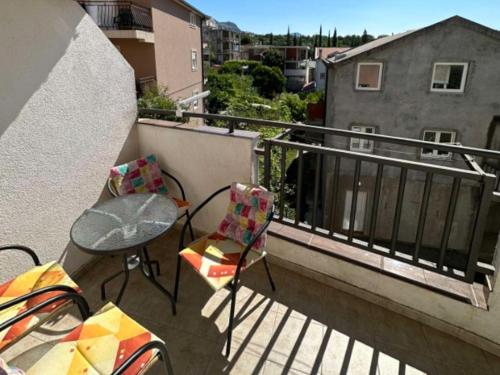 Balkón nebo terasa v ubytování apartman "Sutorina"