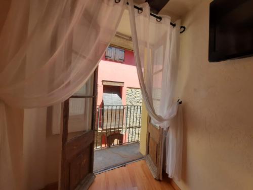 Balkón nebo terasa v ubytování Casa Rural CAL ROCCO Porta del Pirineu