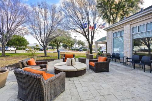 Istumisnurk majutusasutuses Hilton Garden Inn Austin Round Rock