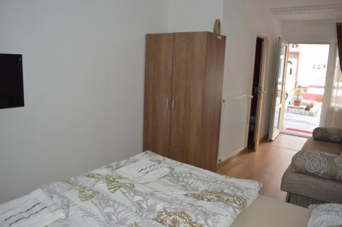 Katil atau katil-katil dalam bilik di Rooms Aračić