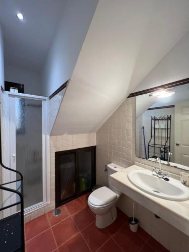 Koupelna v ubytování Apartamentos Sevilla Deluxe Rosales