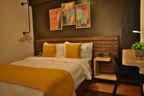 Postel nebo postele na pokoji v ubytování Hotel Vaway