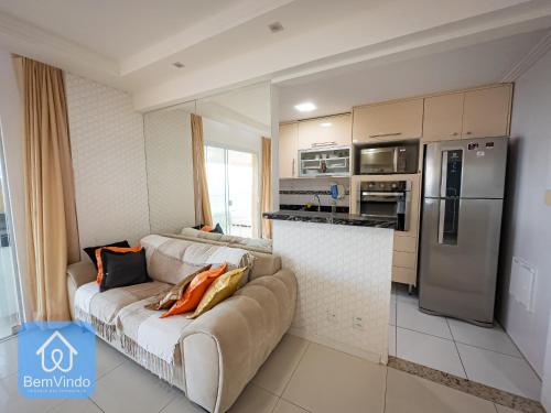 Posezení v ubytování Apartamento Completo e Aconchegante com Vista Mar