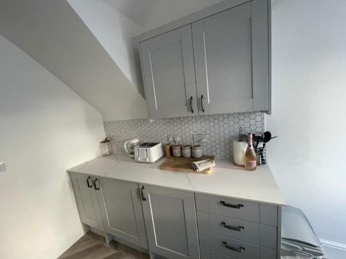Una cocina o zona de cocina en Hilltop House